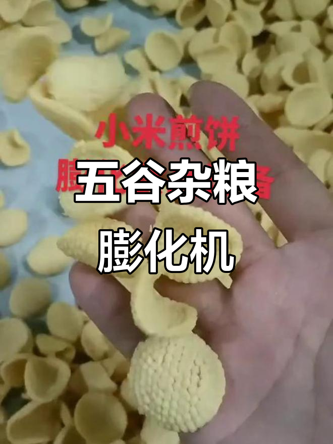 小米煎饼、亚麻籽烤酥生产线,五谷杂粮膨化设备全解析