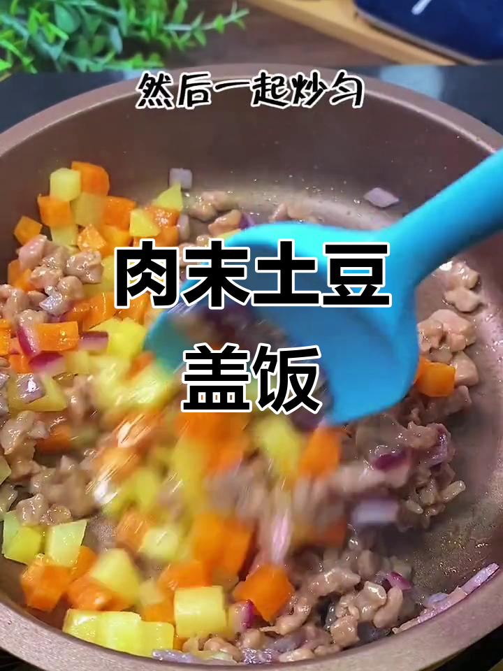 孩子不爱吃饭?试试这碗肉末土豆盖饭,轻松光盘!