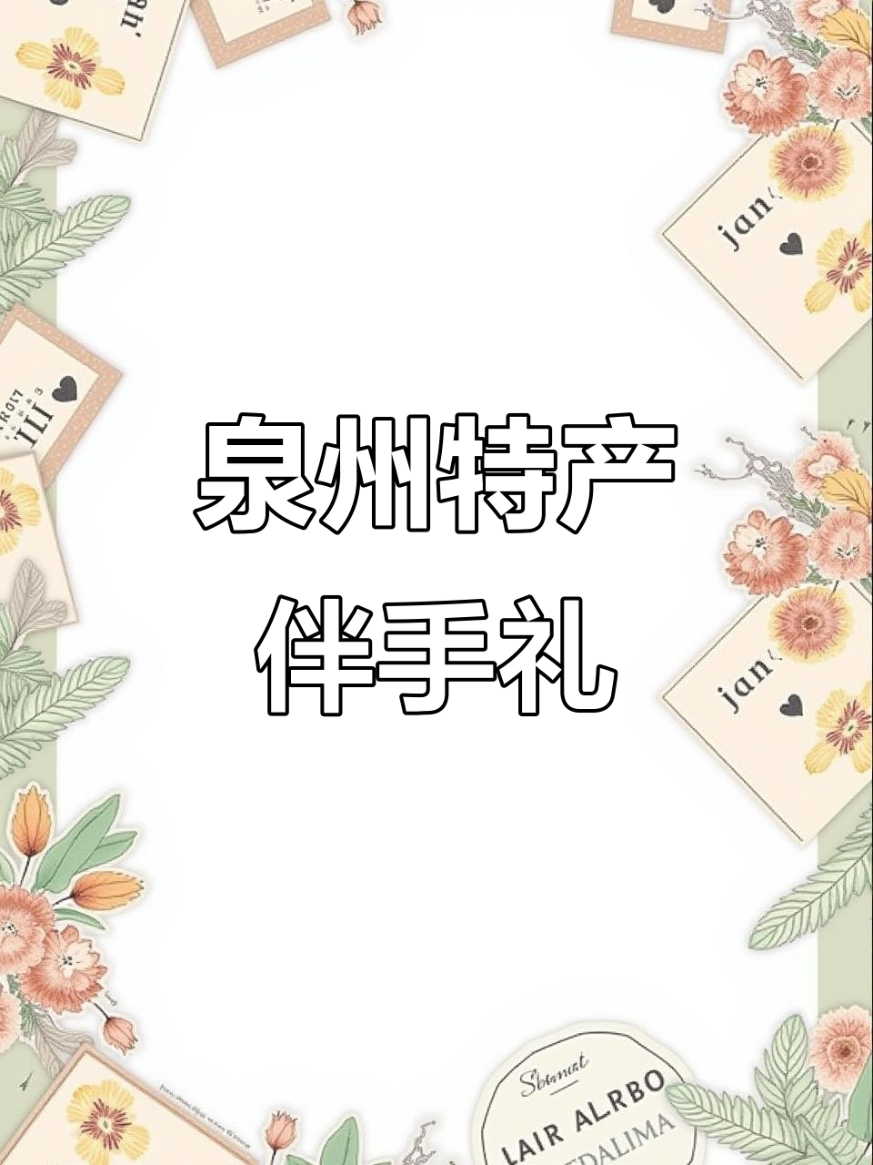 泉州伴手礼推荐：古早味与现代搭配的完美结合