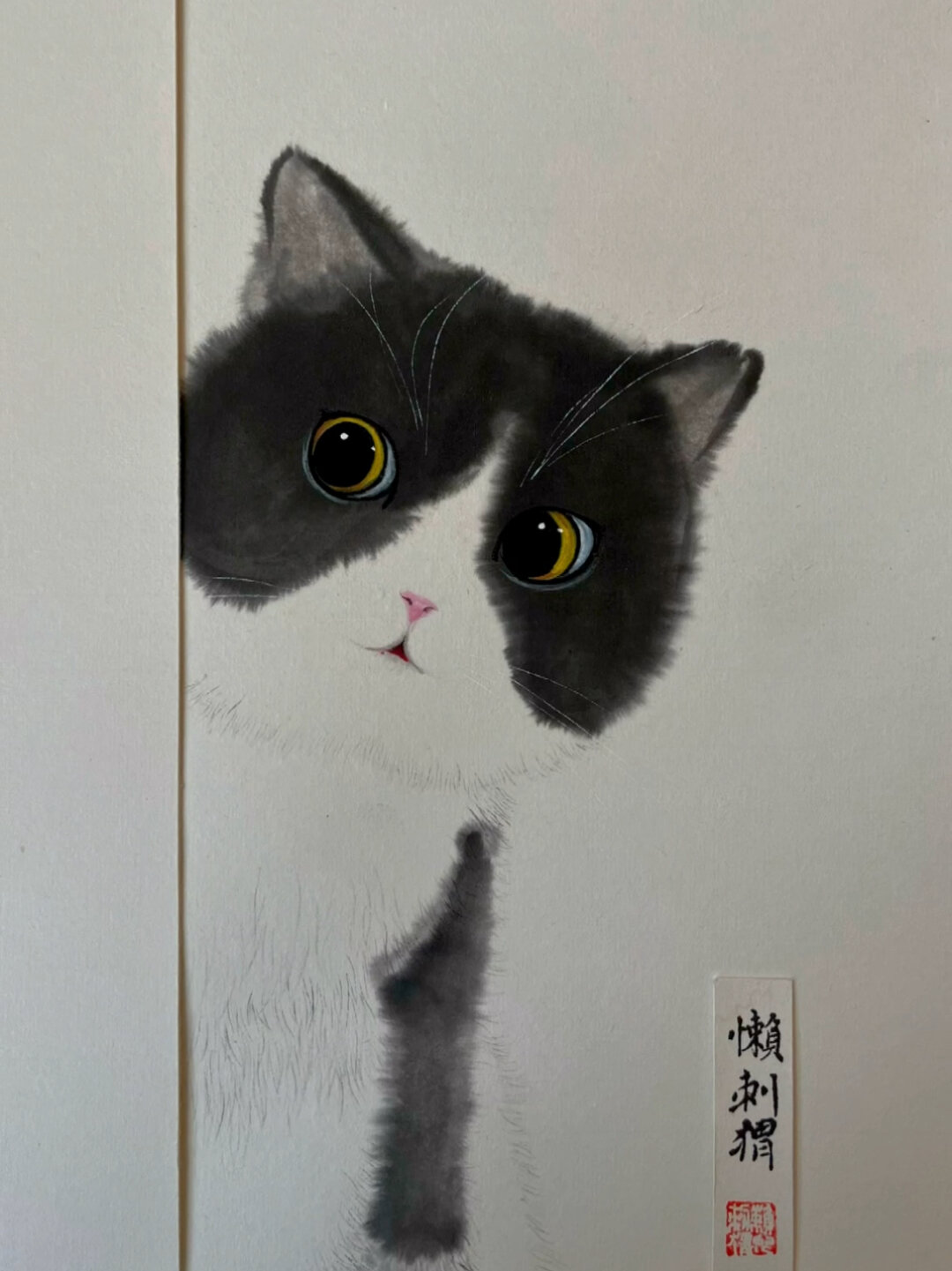 国画猫咪 水墨写意 猫咪