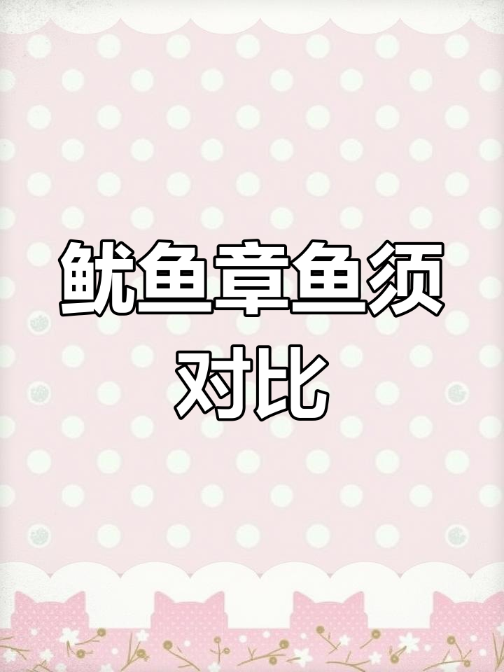 鱿鱼须与章鱼须的区别解析