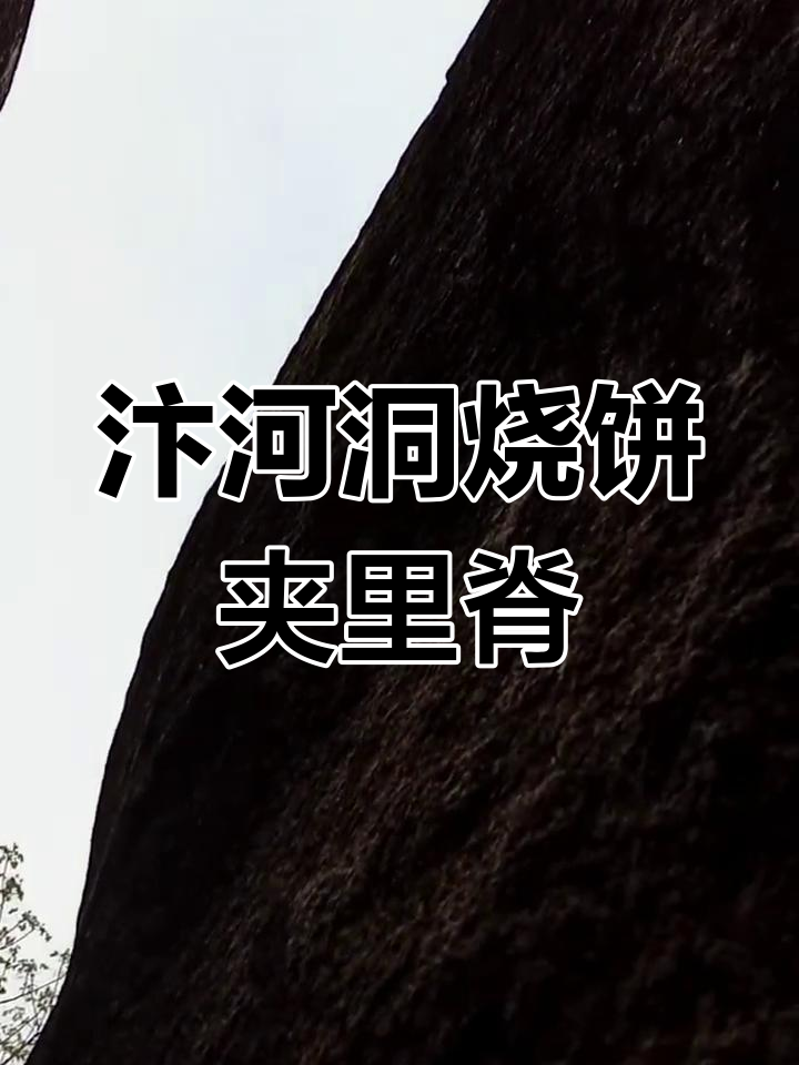 蚌埠汴河洞旁的天然烧饼夹里脊