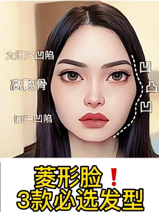 高颧骨 菱形脸剪这三款发型绝对好看