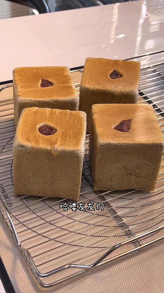 伯爵红茶奶酪夹心吐司|黄桃果干版