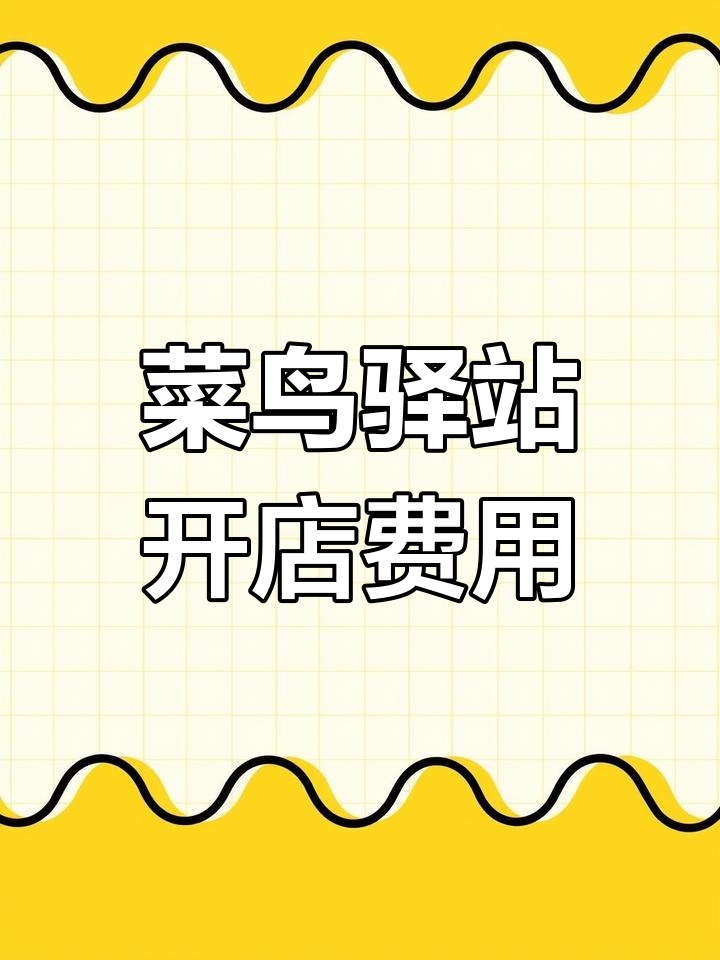 开菜鸟驿站到底赚不赚钱?投资成本与收入分析