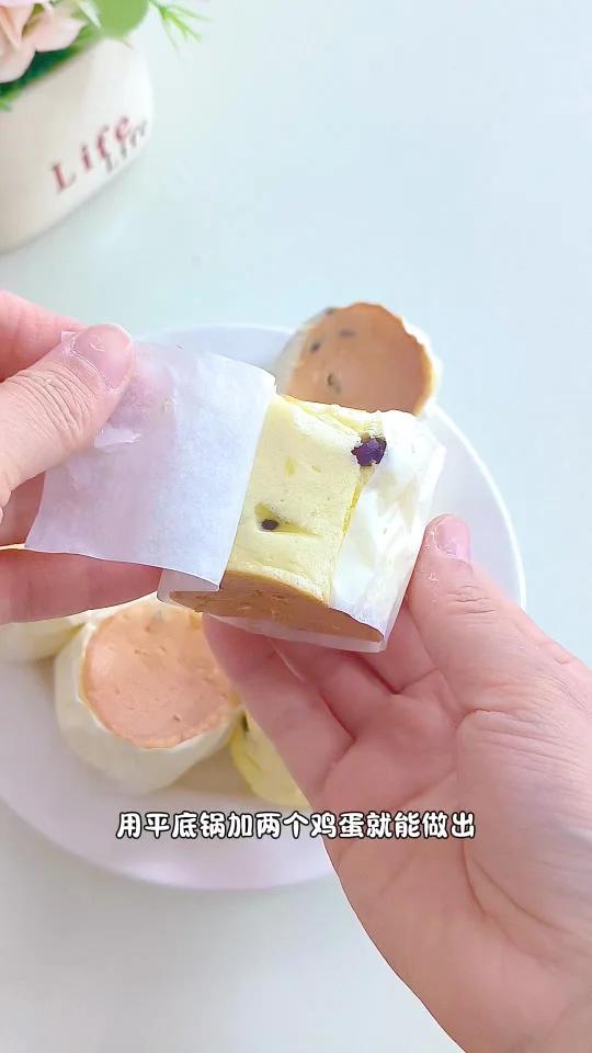平底锅就能做的蜜豆舒芙蕾|松软香甜巨好吃