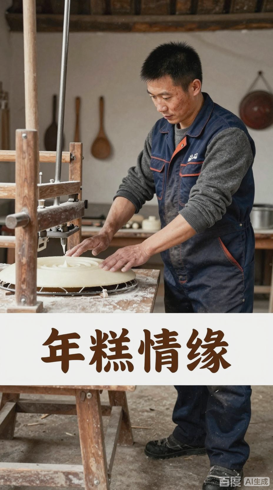 传统年糕设备与家庭情感交织