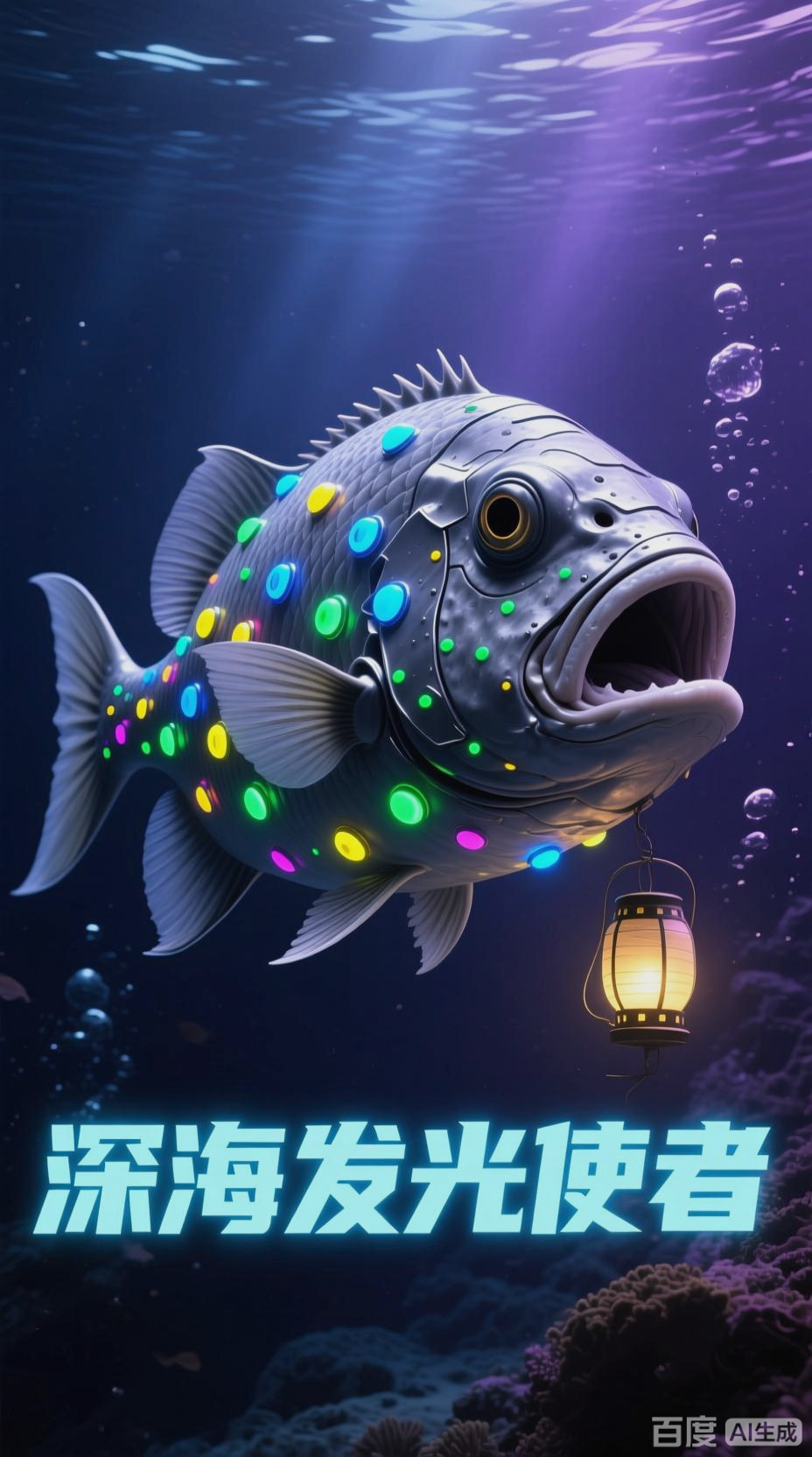 深海奇观：神秘的灯笼鱼