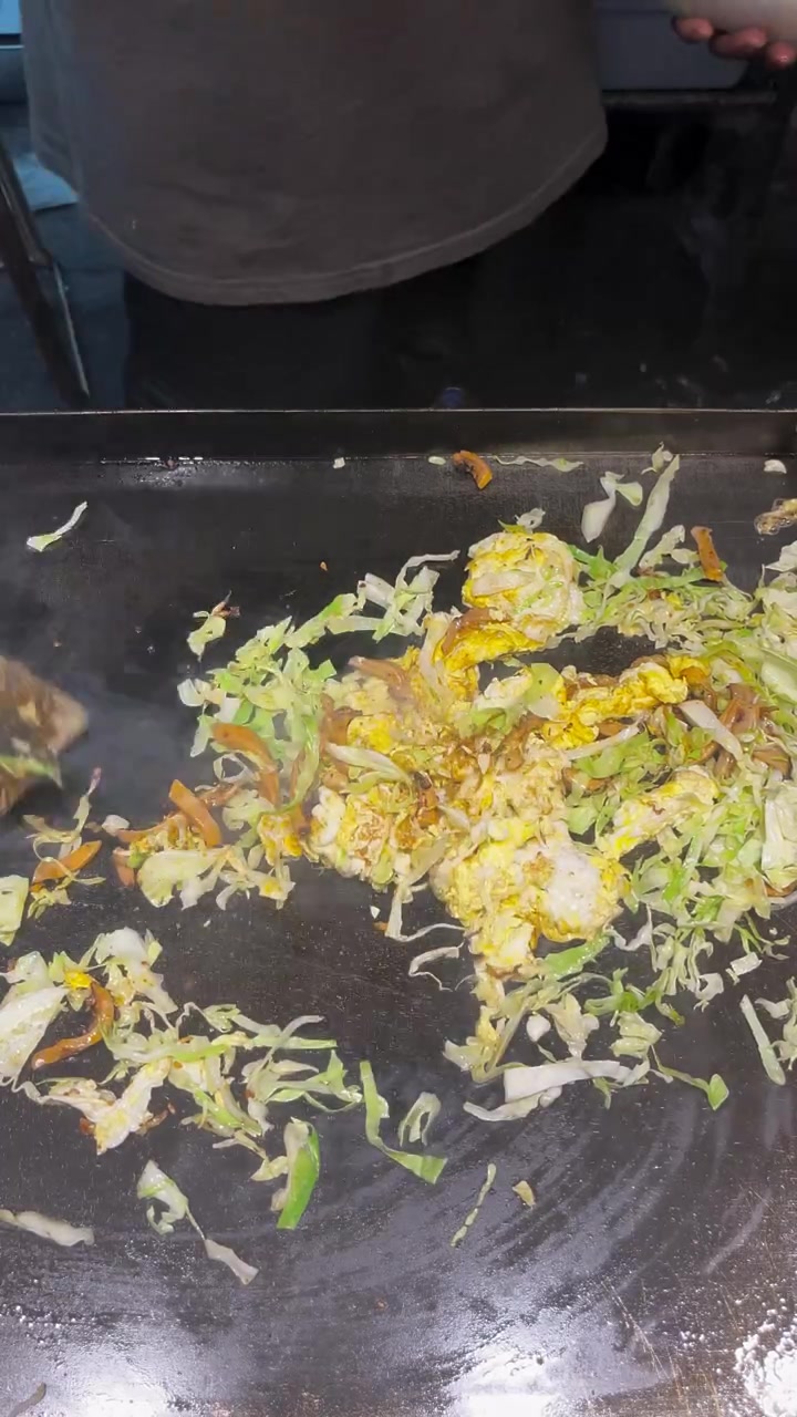 铁板炒饭好香啊