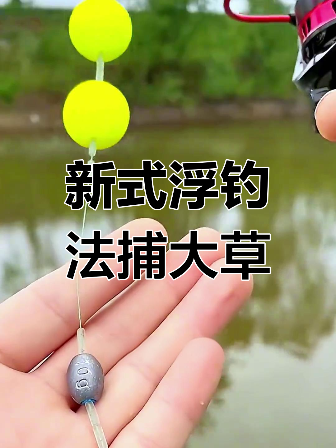 浮钓草鱼新技巧,轻松捕捉三十斤大草鱼