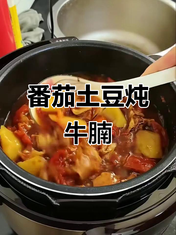 电饭煲番茄土豆炖牛腩,软烂入味超下饭