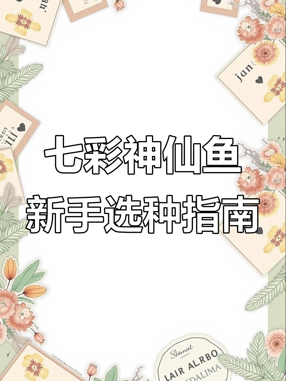 新手养七彩神仙鱼入门推荐:品种选择与饲养技巧