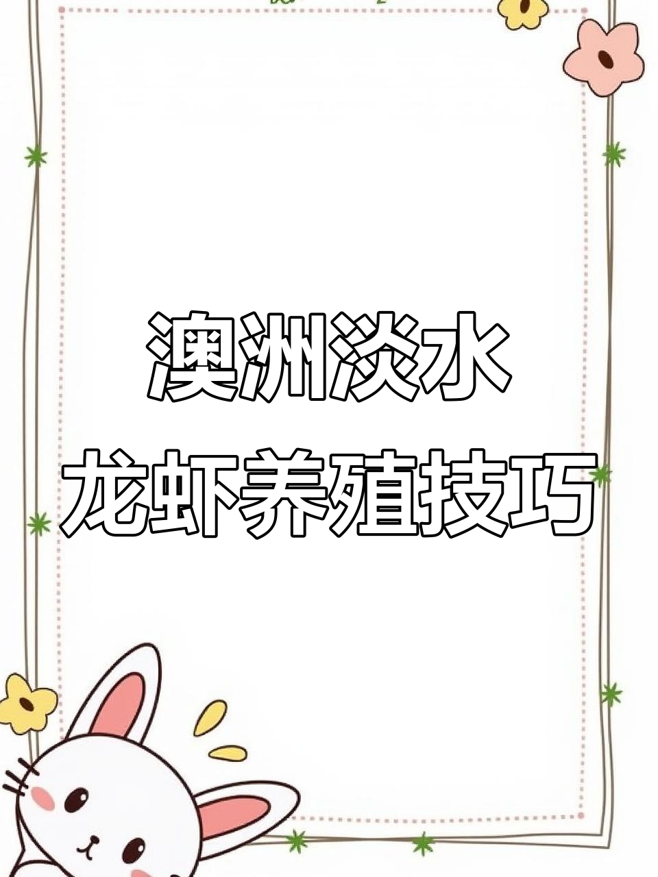 澳洲淡水龙虾养殖揭秘,如何高效管理水质与饲料