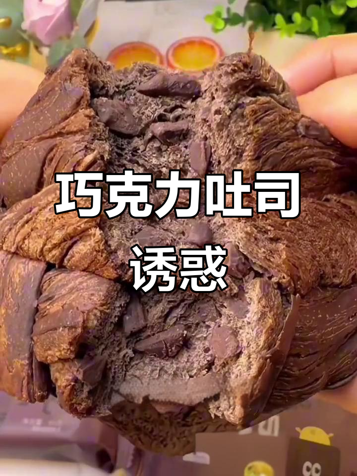 巧克力吐司,奶香浓郁,软糯可口,吃上一口停不下来!