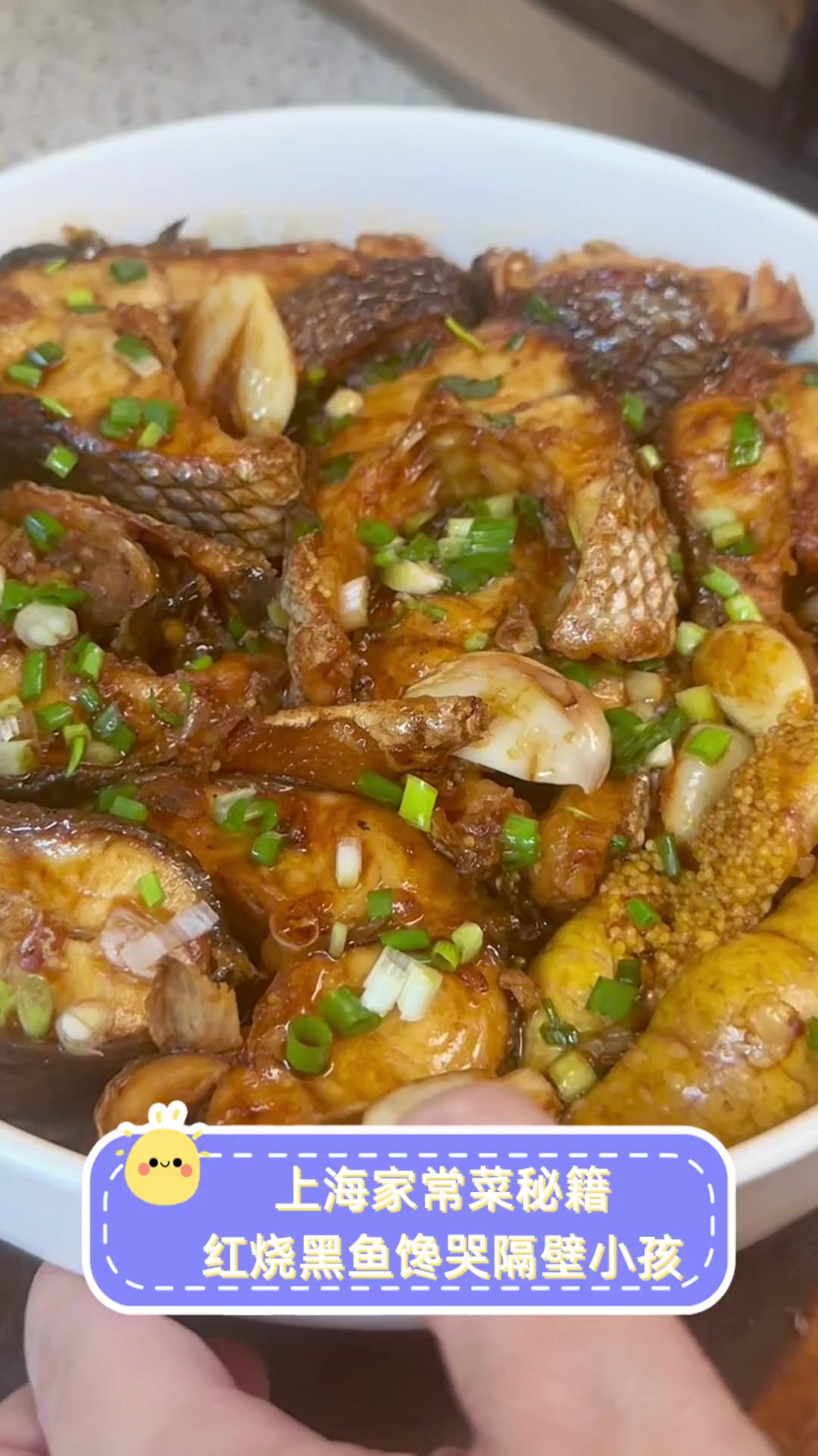 上海家常菜秘籍,红烧黑鱼馋哭隔壁小孩