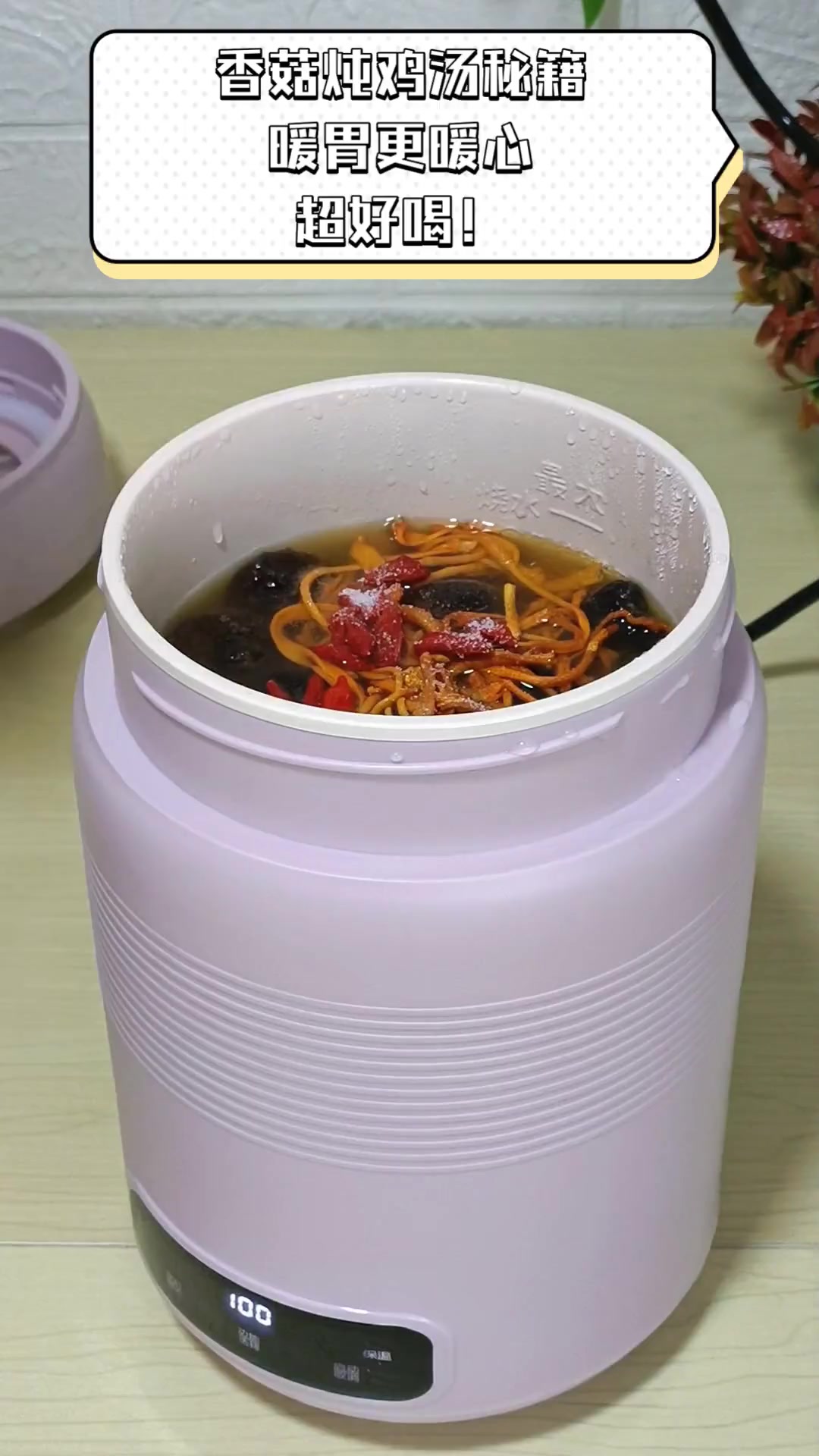 香菇炖鸡汤秘籍,暖胃更暖心,超好喝!