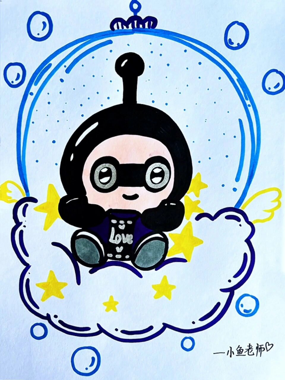 简笔画教程|蛋仔派对简笔画