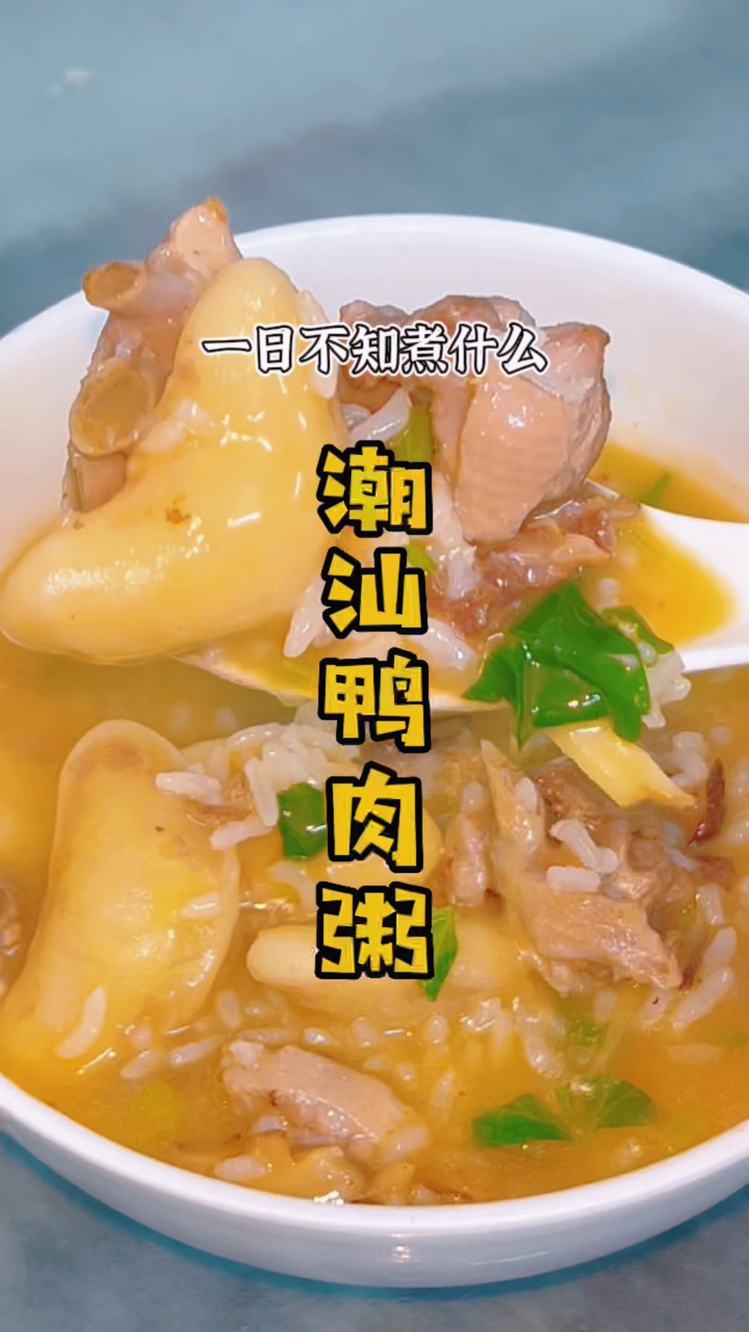 潮汕夜宵鸭肉粥