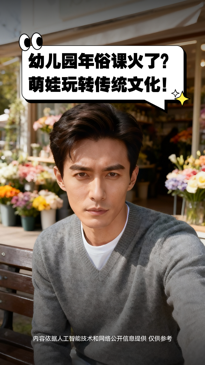 幼儿园年俗课火了？萌娃玩转传统文化！