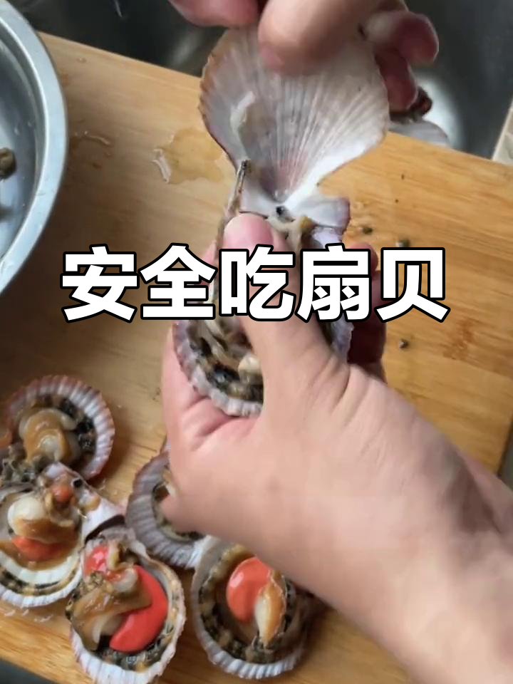 扇贝清洗与处理技巧,轻松去除内脏