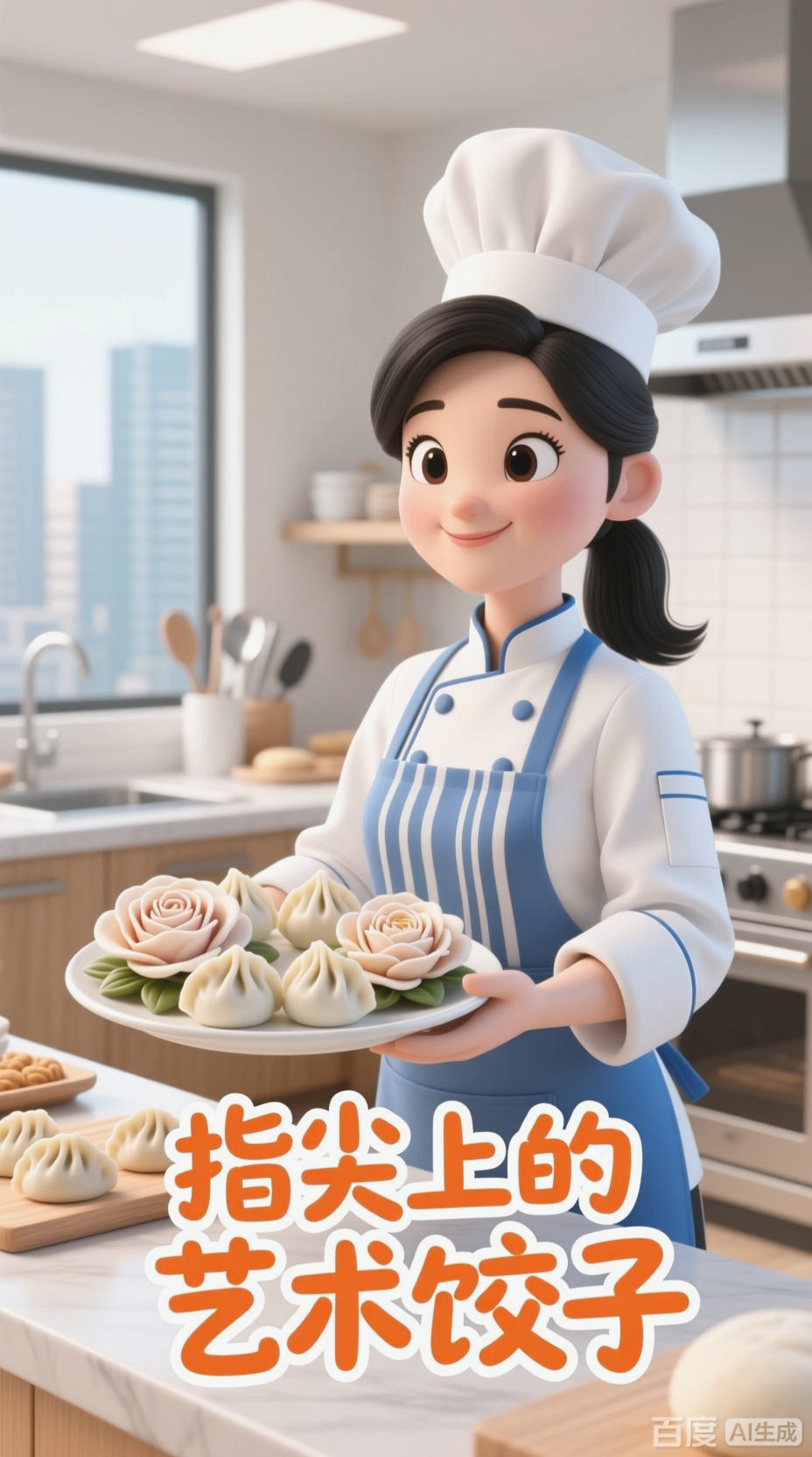 艺术饺子制作，指尖上的艺术