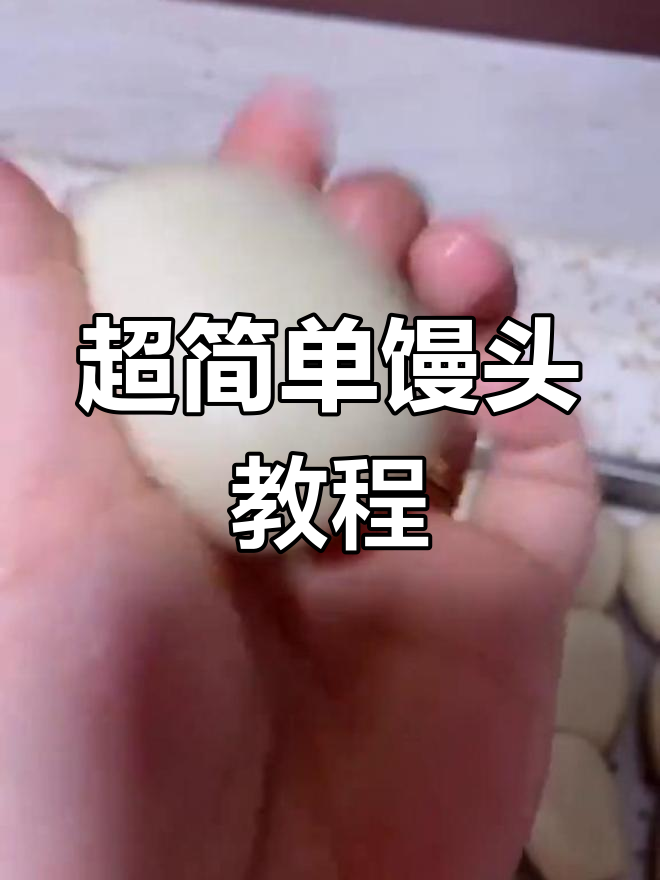 轻松做出松软小馒头,面包机一键搞定!