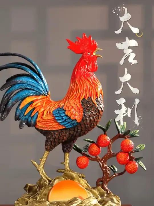 新房软装选这只铜公鸡,开门见吉精气神满格!-梓