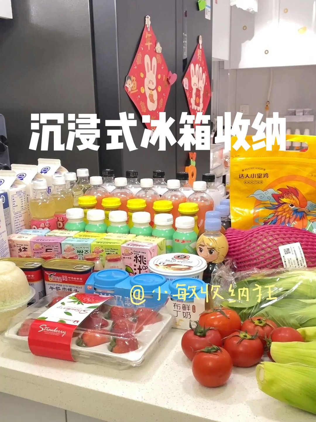 沉浸式收纳|把冰箱塞满真的太爽了