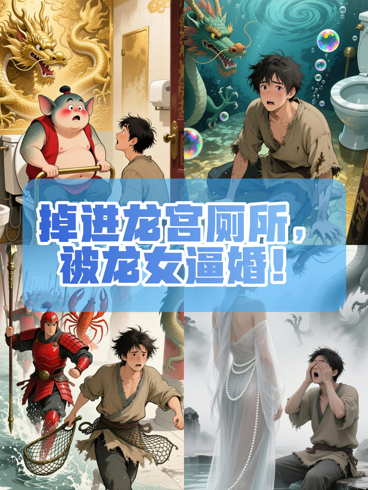 掉进龙宫厕所后,我被龙女逼婚了!