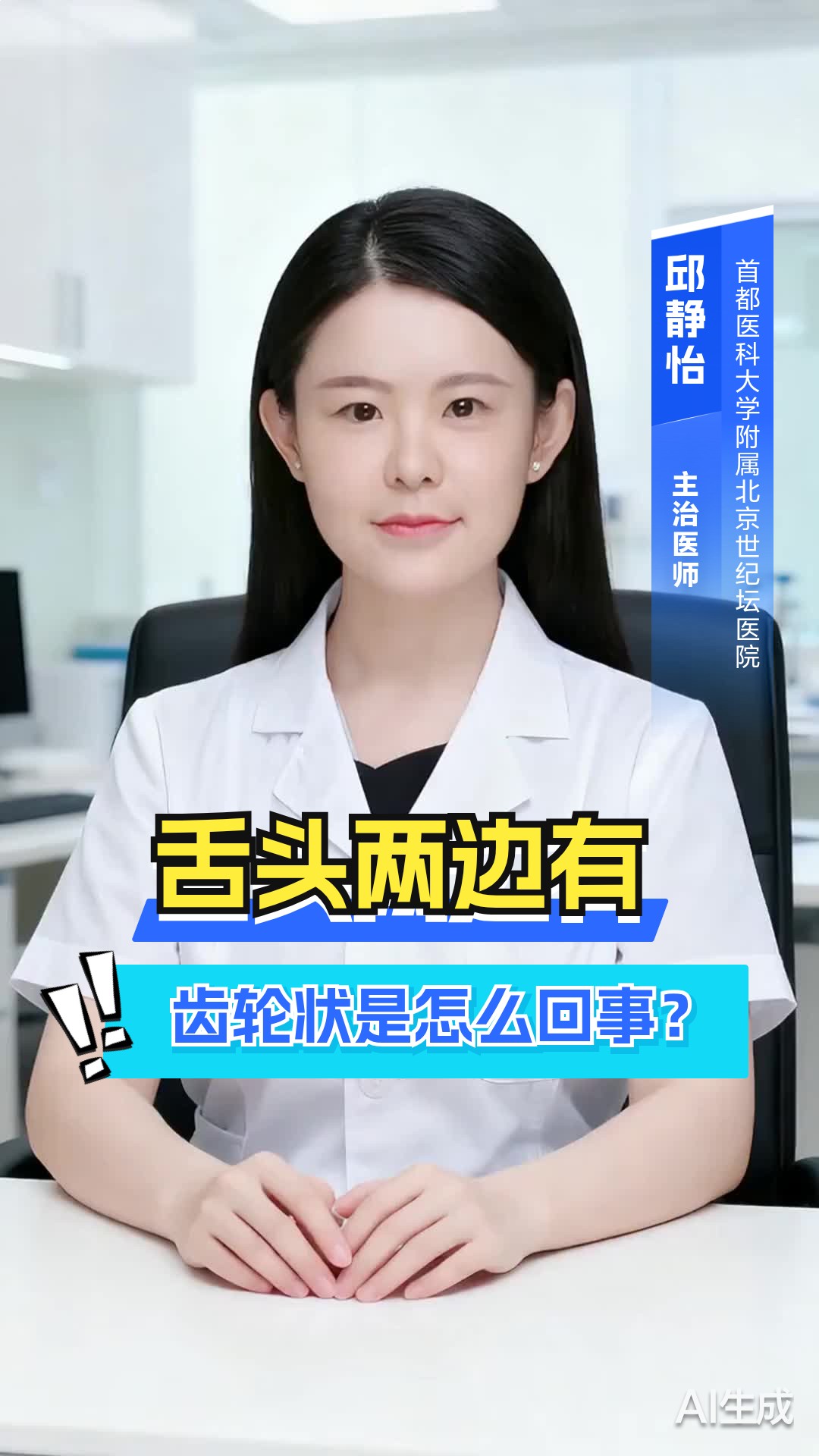 舌头两边有齿轮状是怎么回事
