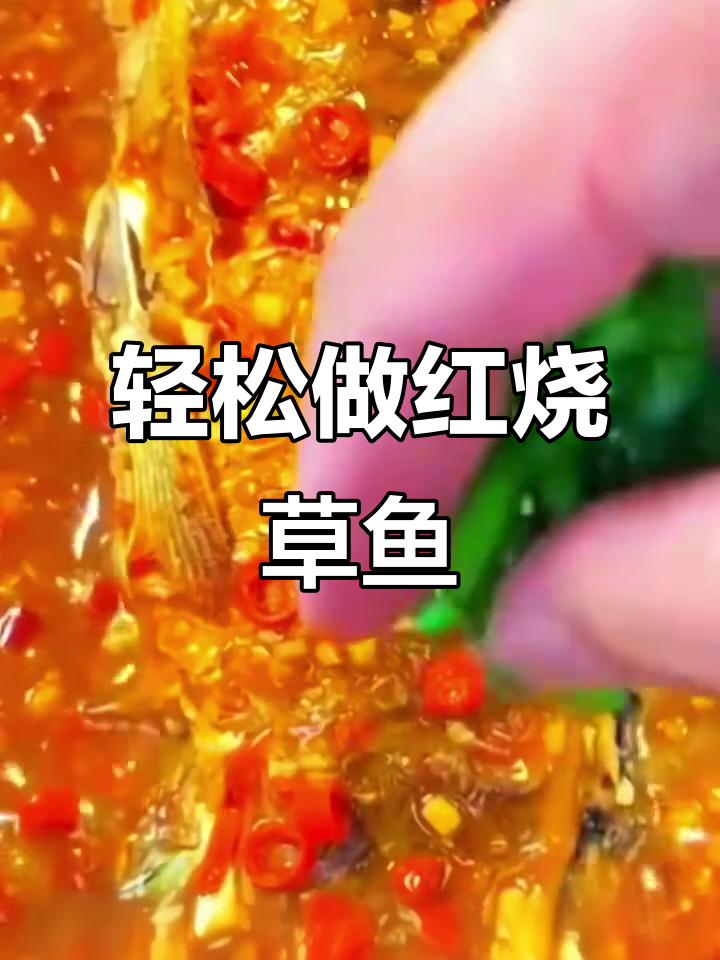 红烧草鱼家常做法,简单又美味