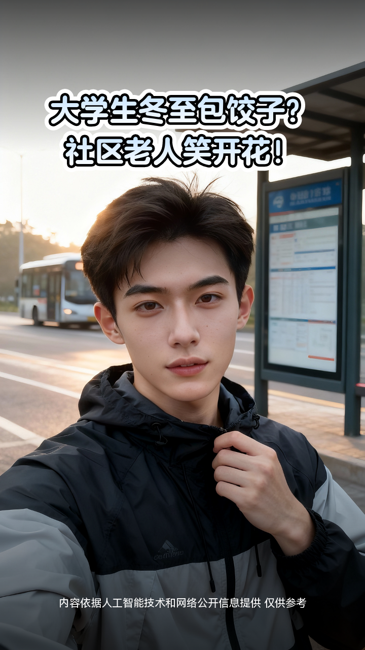 大学生冬至包饺子？社区老人笑开花！