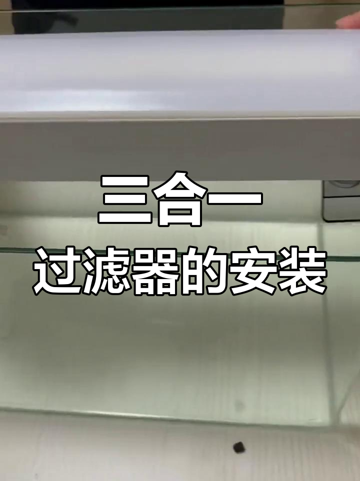 顶部过滤器安装全流程,轻松搞定中小型鱼缸