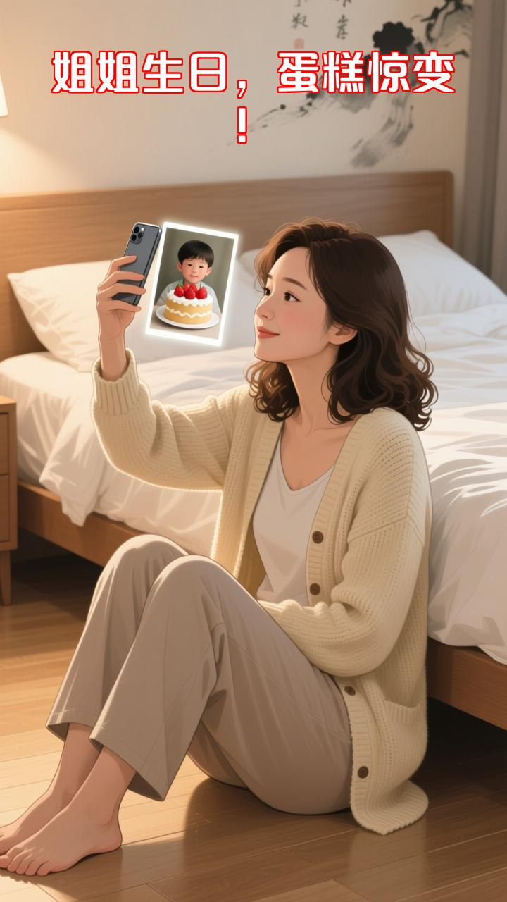 姐姐33岁生日，蛋糕背后的温暖秘密