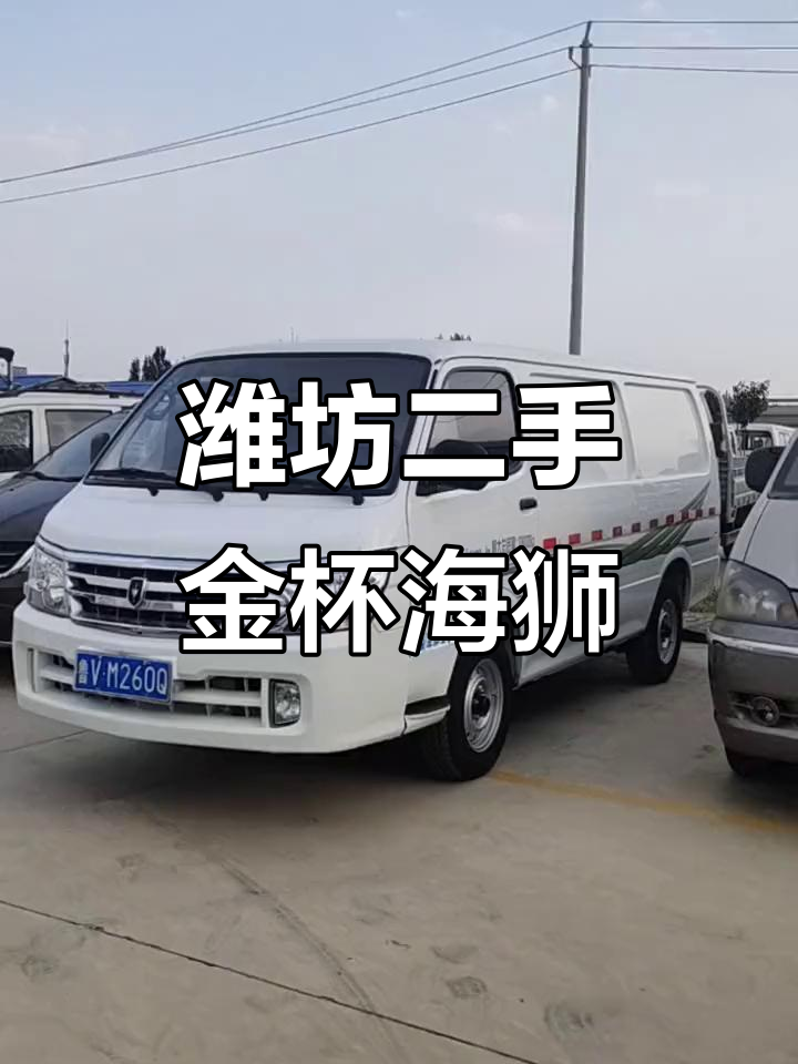 二手金杯海狮封闭货车,动力强劲空间大,潍坊本地优质车源