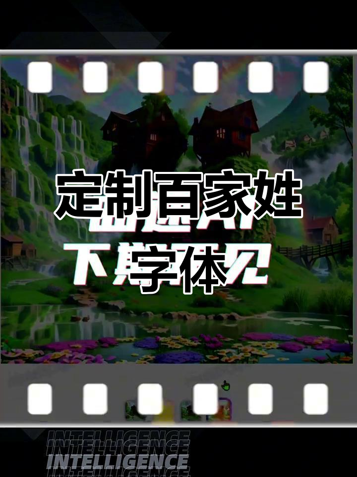 免费生成百家姓艺术字,奇幻风格任你选