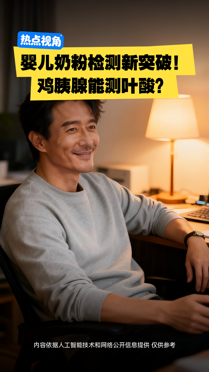 婴儿奶粉检测新突破！鸡胰腺能测叶酸？