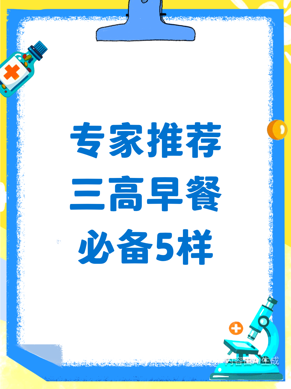 专家力荐!三高人群早餐就吃这5样