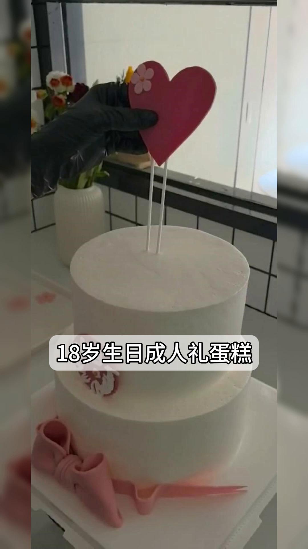 18岁生日成人礼蛋糕