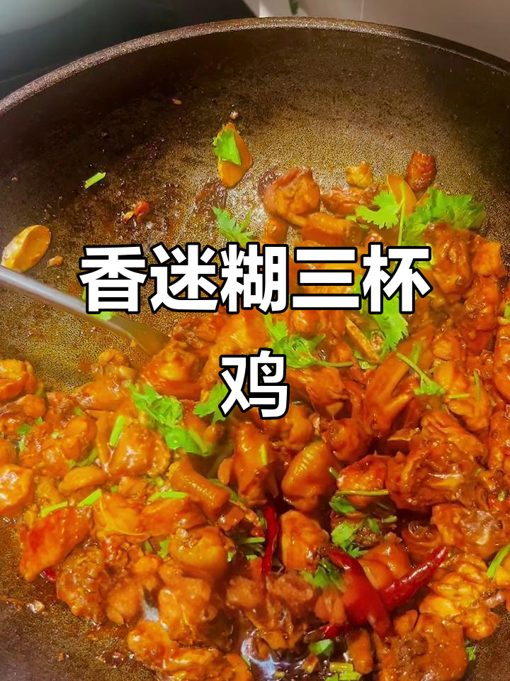 三杯鸡配米饭,香气扑鼻!鸡肉吸满酱汁,入口即化