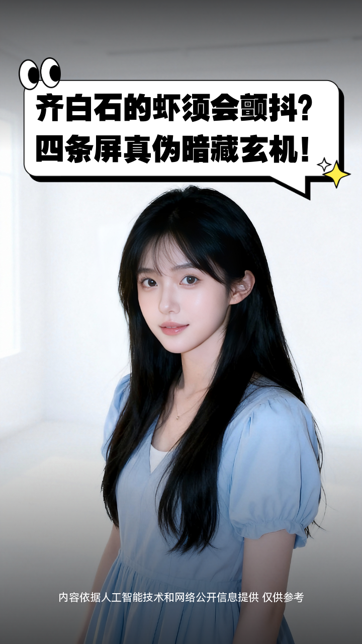 齐白石的虾须会颤抖？四条屏真伪暗藏玄机！