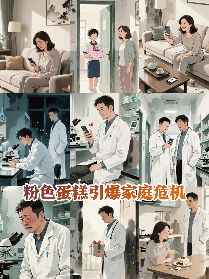 丈夫沉迷科研冷落家庭，妻子生日当天外甥买来粉色蛋糕引发连锁反应