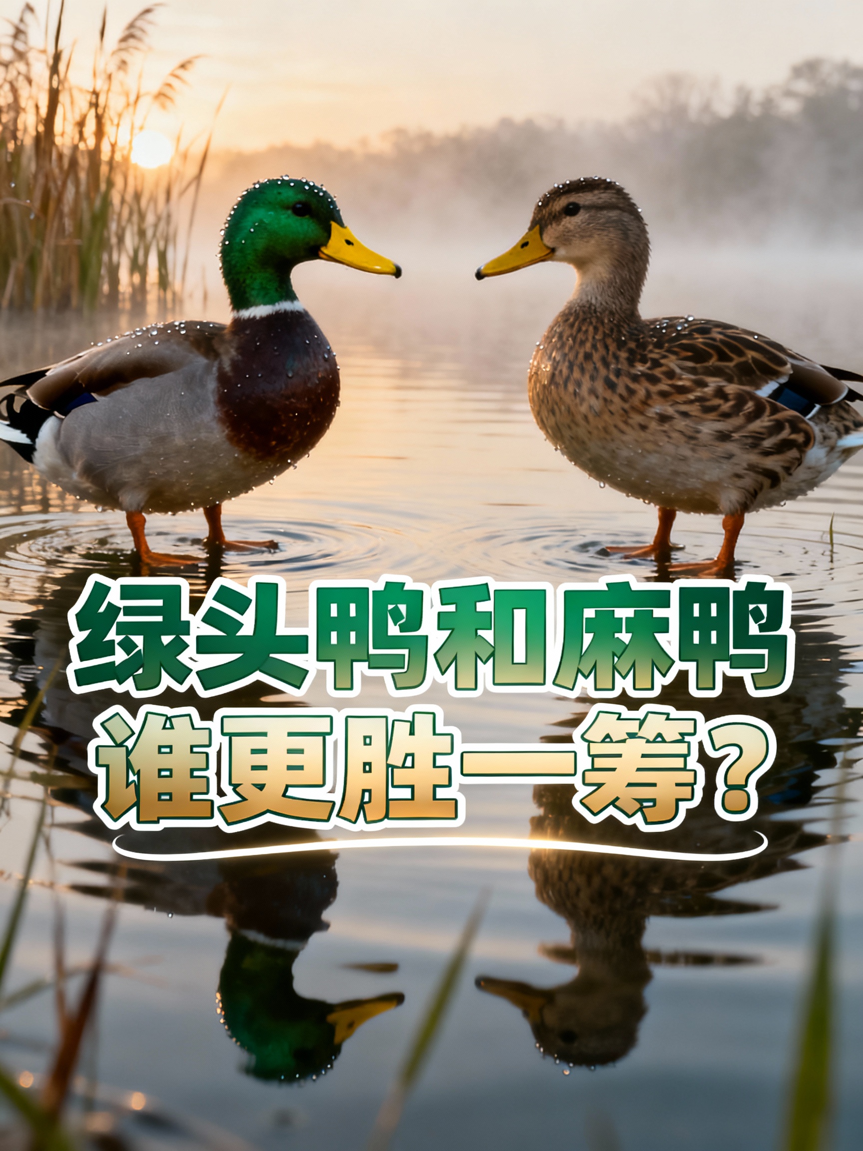 绿头鸭和麻鸭谁更胜一筹？