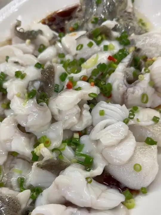 不得不说，这桂花鱼肉质真的嫩 美食制作分享美食寻味烟火气