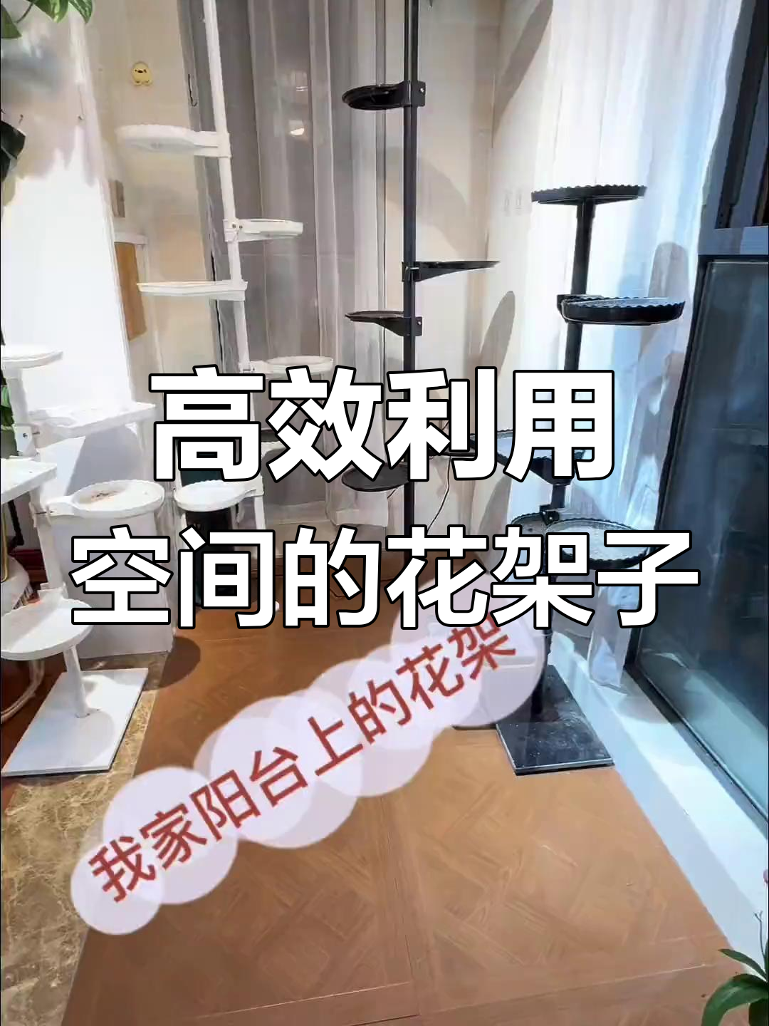 小阳台也能变花园,超省空间的花架设计分享