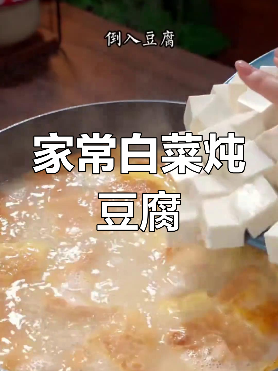 白菜炖豆腐,简单又美味,家常下饭做法大揭秘