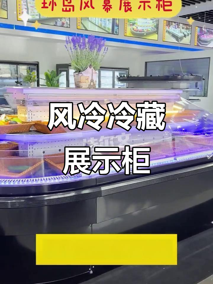 定制风冷冷藏柜,保鲜水果肉类,适用于超市与自助餐厅
