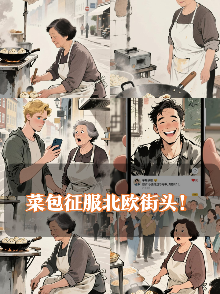 中国菜包爆红丹麦，老外疯狂抢购20个！