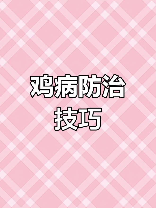 鸡常见疾病症状与治疗方法