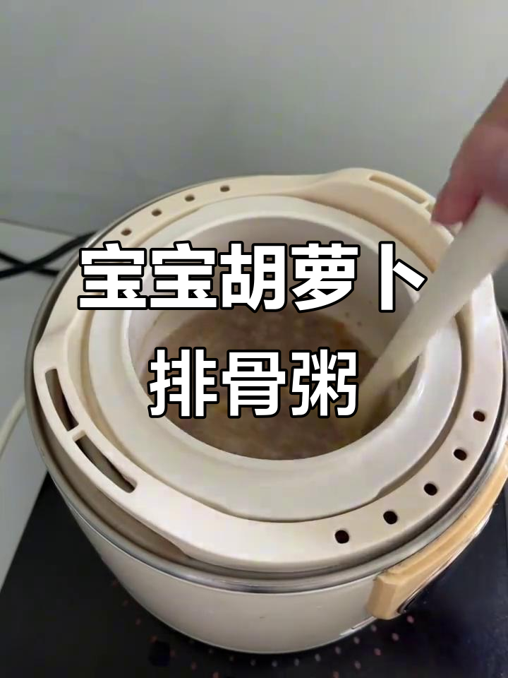 8月宝宝专属:营养胡萝卜排骨粥,简单美味